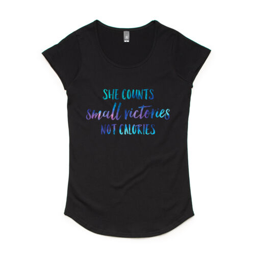 She Counts Small Victories - Mali T Shirt by AS Colour Thumbnail